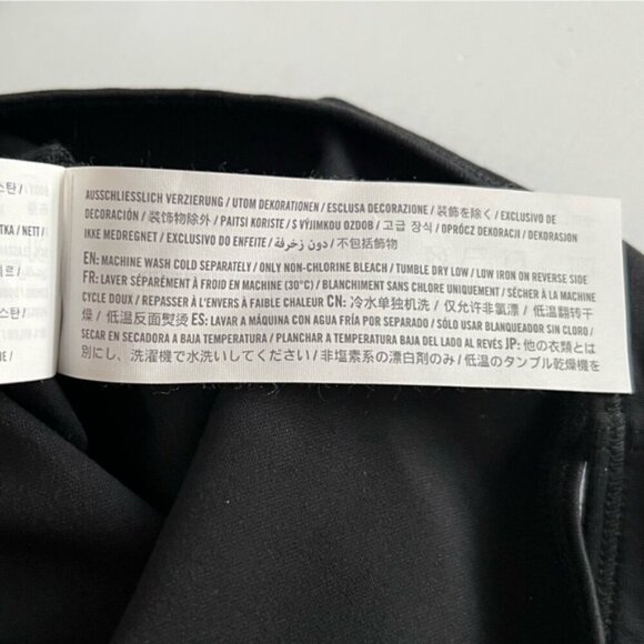 Abercrombie & Fitch - Long sleeve Mesh Bodysuit - Black. Size: XXS. NWT. (1699) - Picture 8 of 13